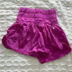 free people pink movement shorts